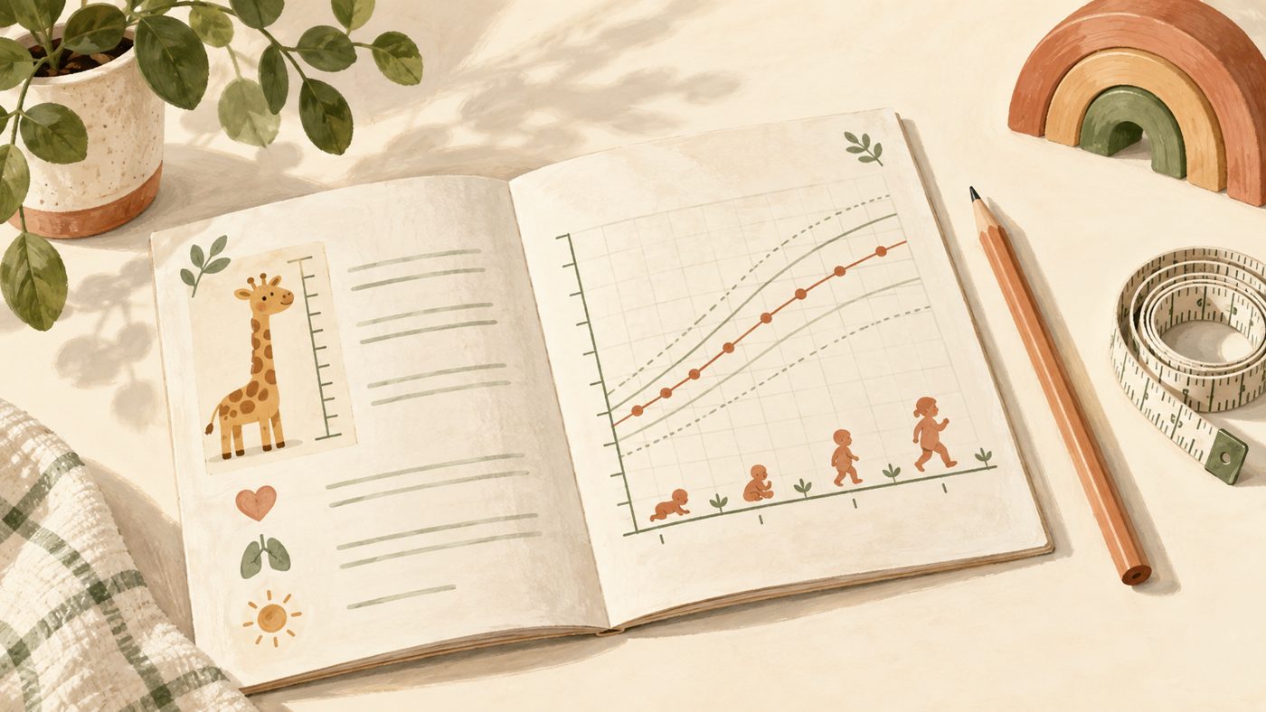 La courbe de corpulence de votre enfant : comment la lire sans s'affoler